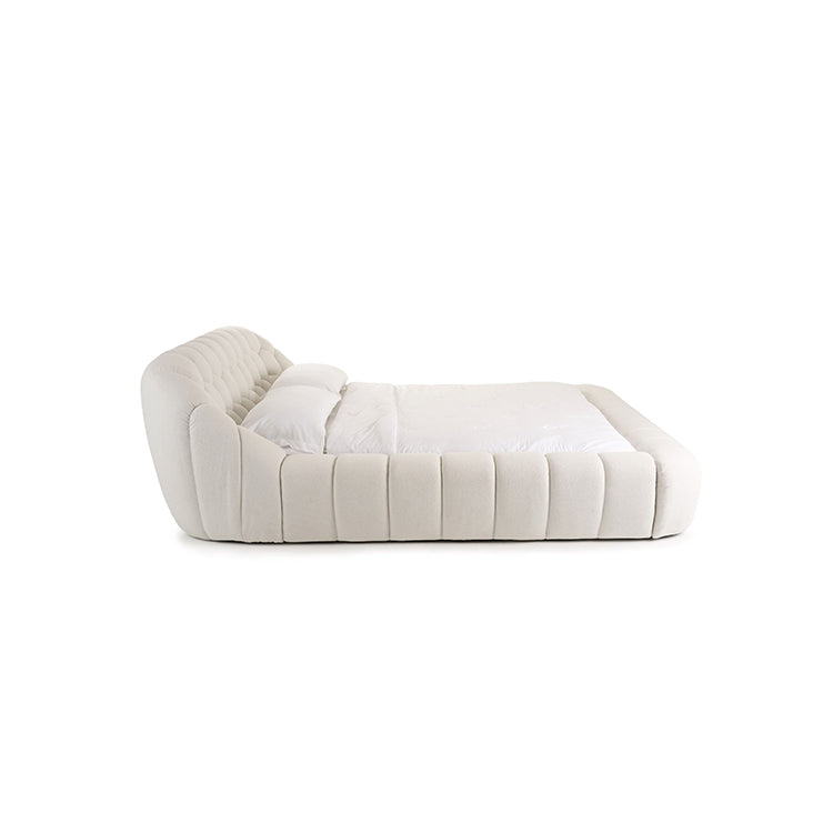 Veridian Eastern King Bed, off white