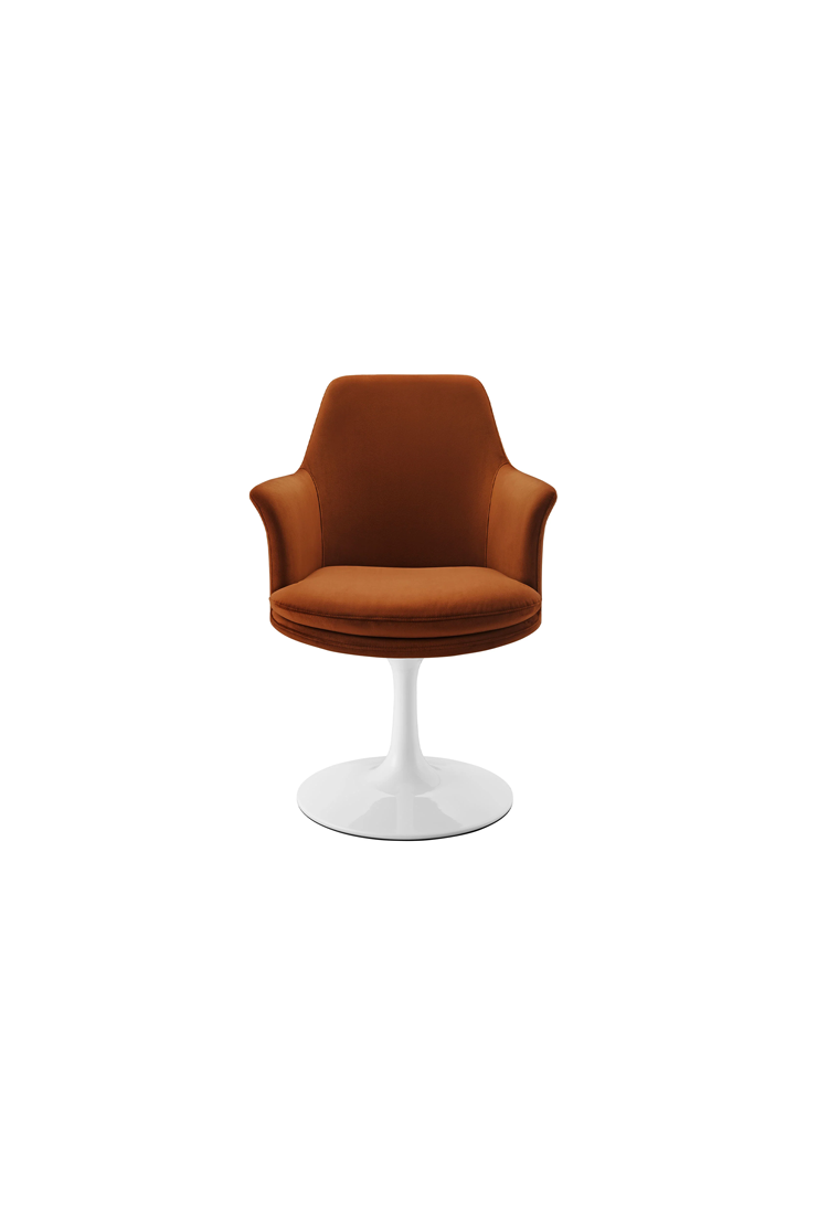 Lily Swivel Dining Armchair