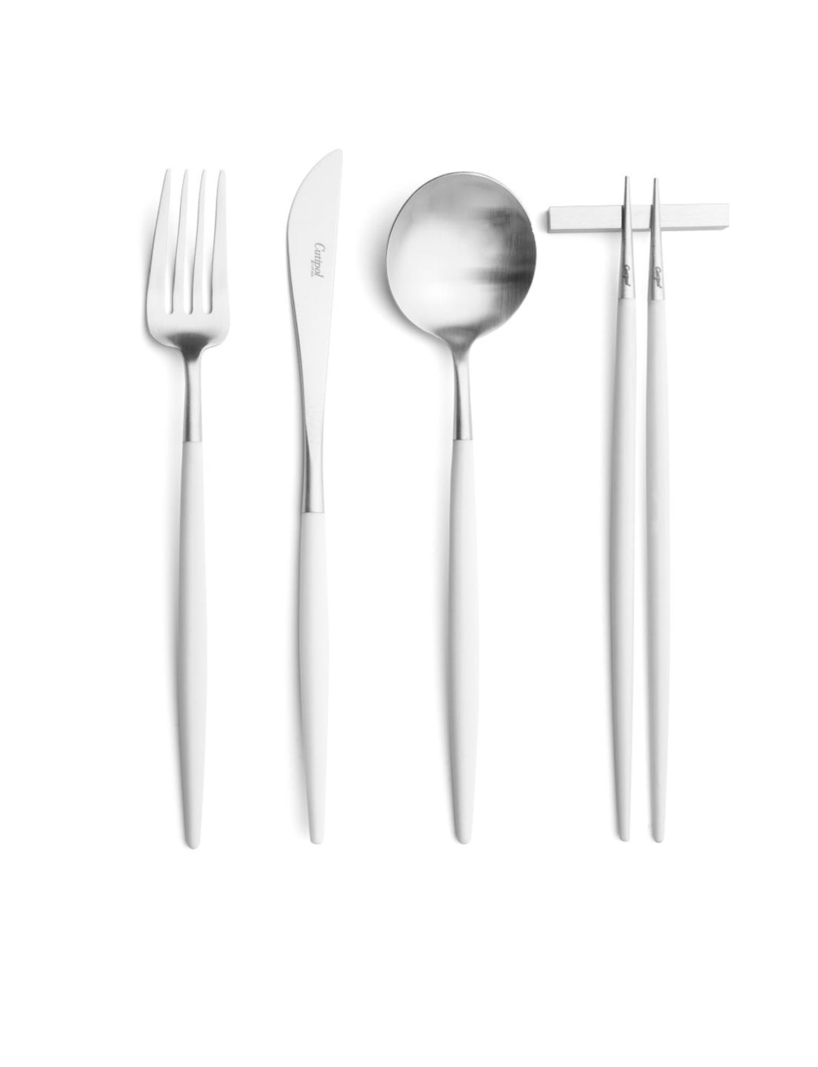 Cutipol Goa Flatware, white/silver