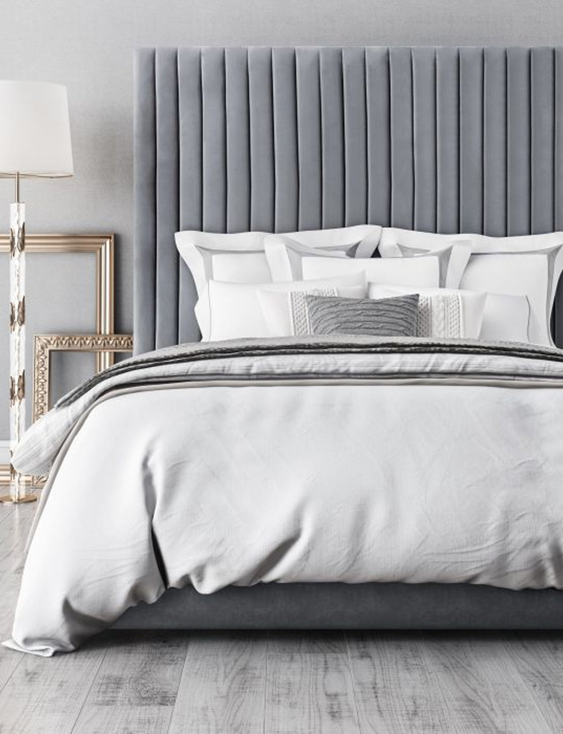 Addison Bed, grey