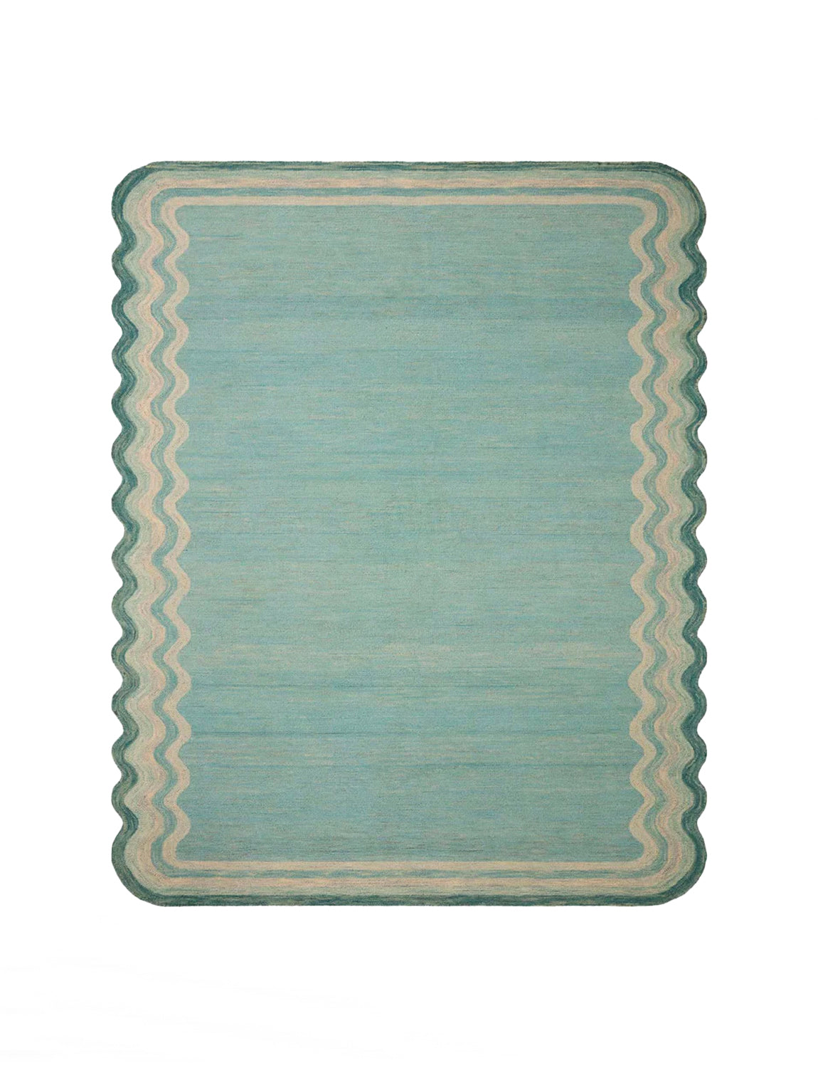 Bonoy Rug, aqua ocean