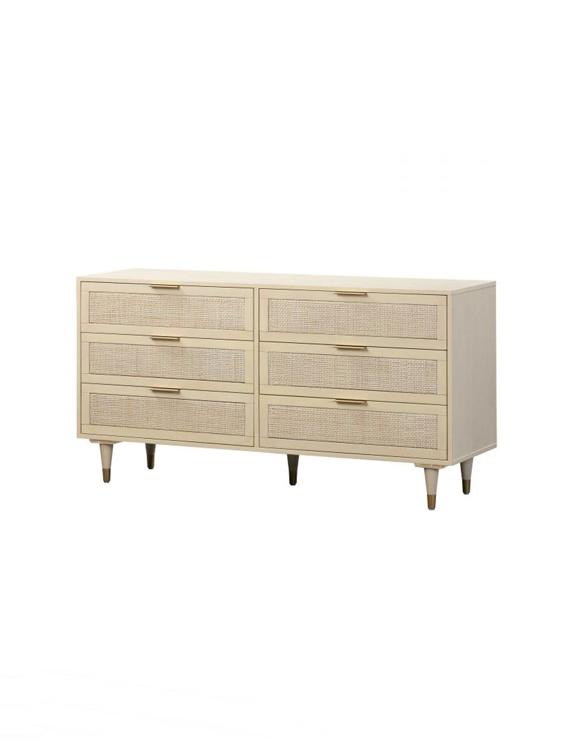 Sera Buttermilk 6 Drawer Dresser