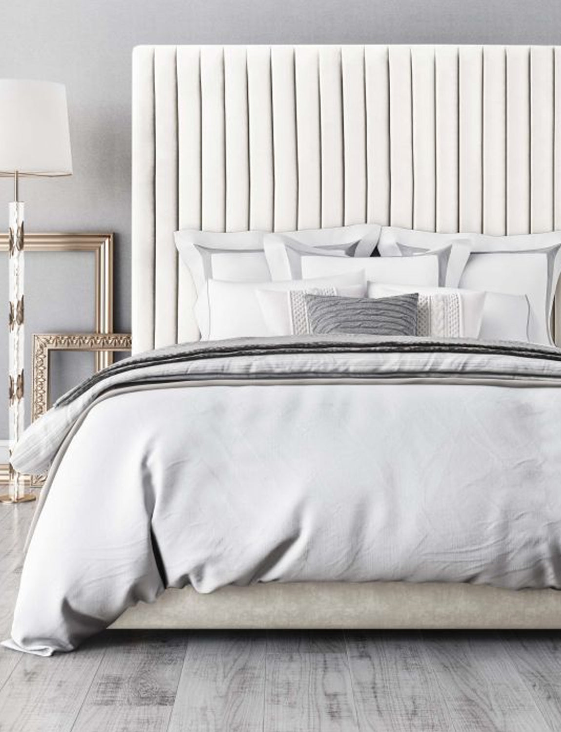 Addison Bed, white