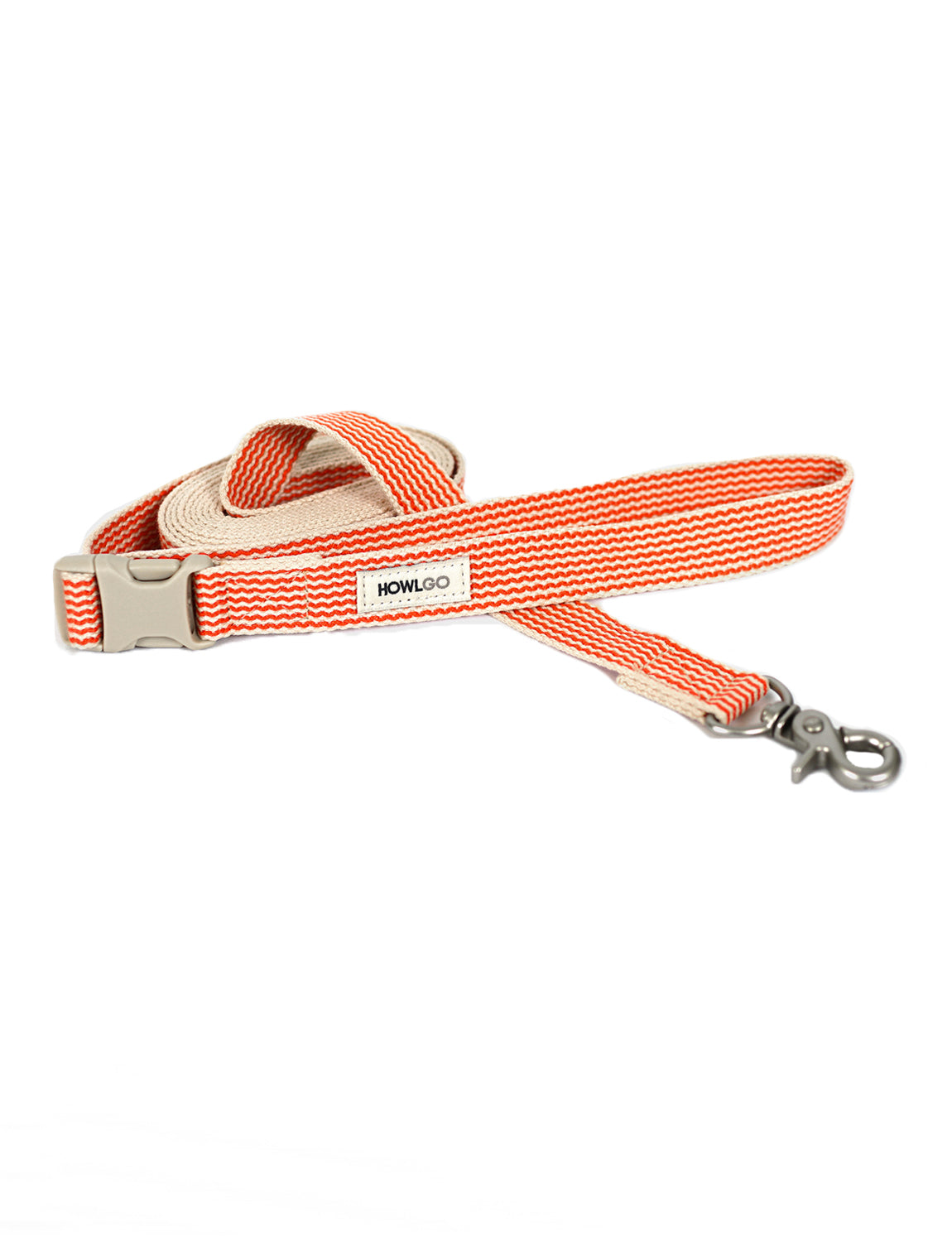 Adjustable Strap - Orange and White Stripe