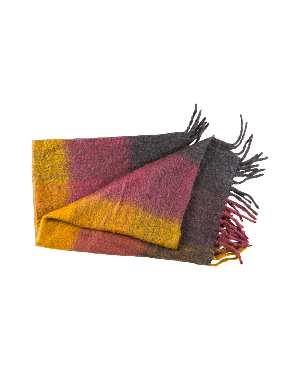 Afia Wool Throw, multi color