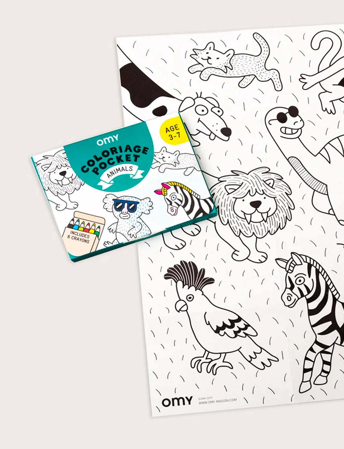 Pocket Coloring of Animals