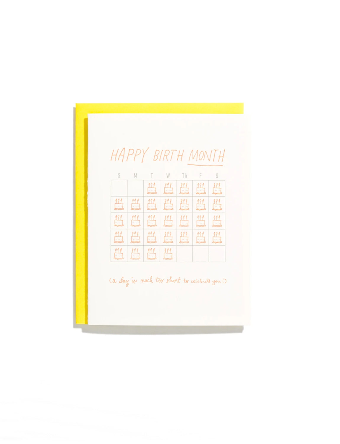 Birth Month Card
