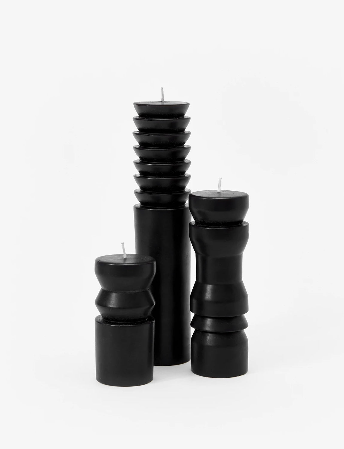 Areaware Totem Candles, black