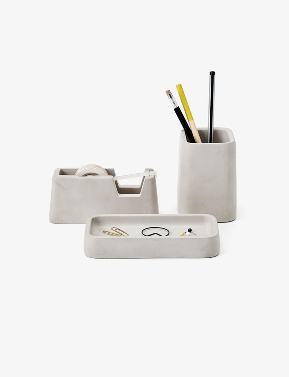 Concrete Desk Set