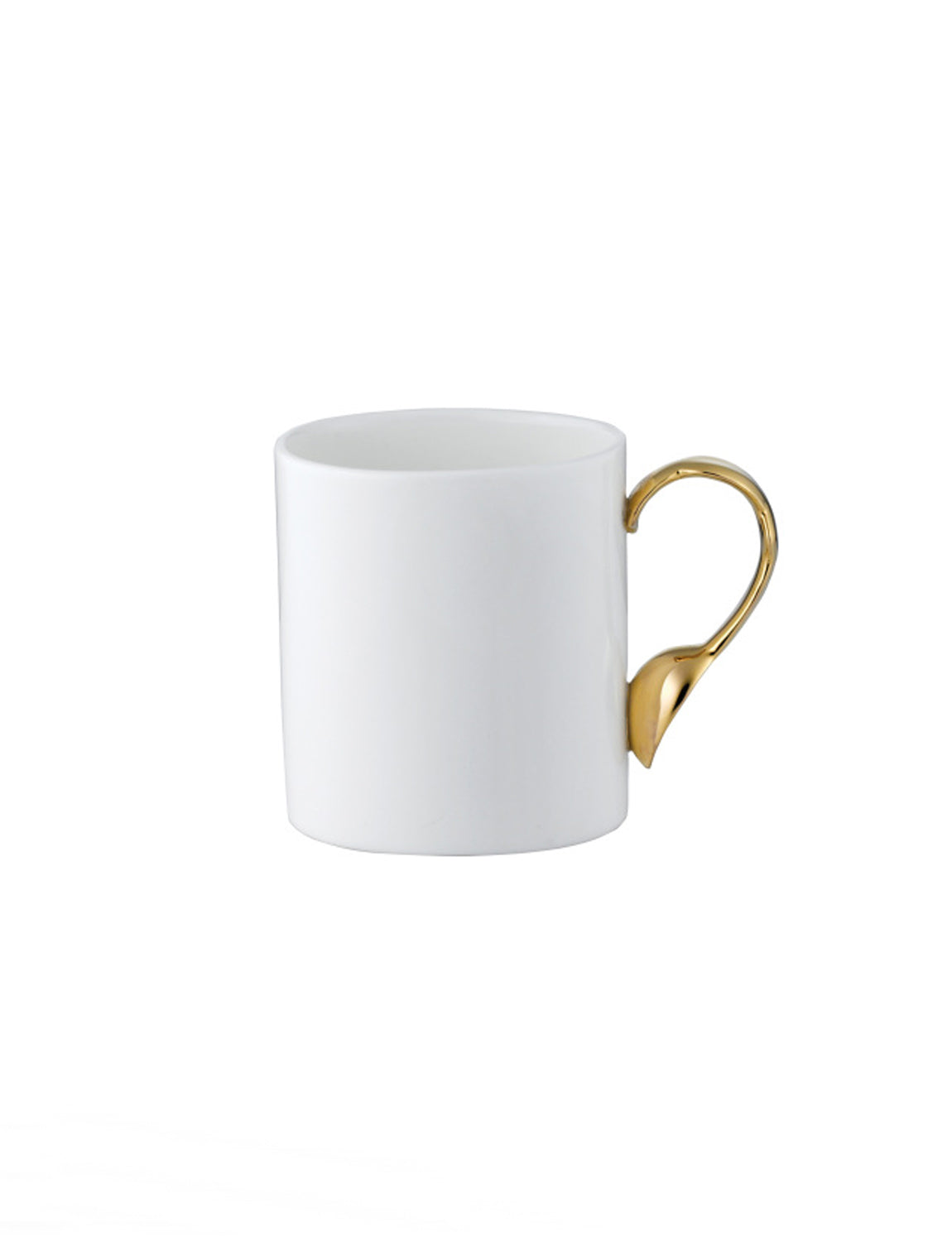 Twig Cutlery Oval Mug with Gold Handle
