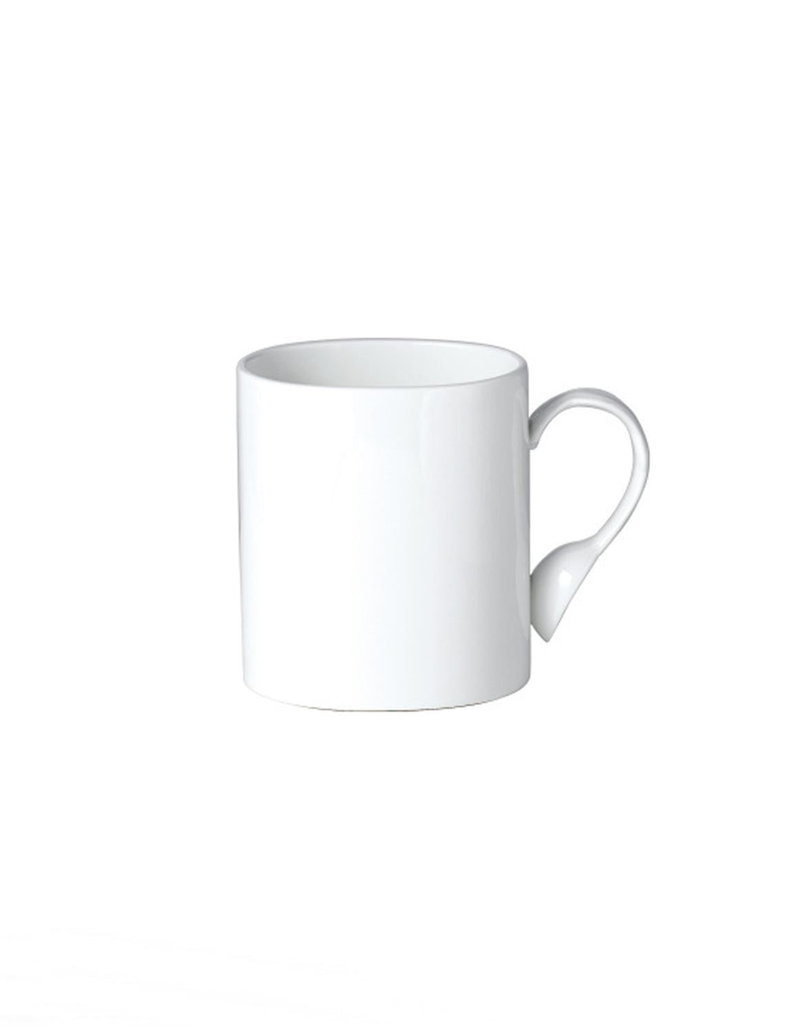 Twig Cutlery Oval Mug with White Handle