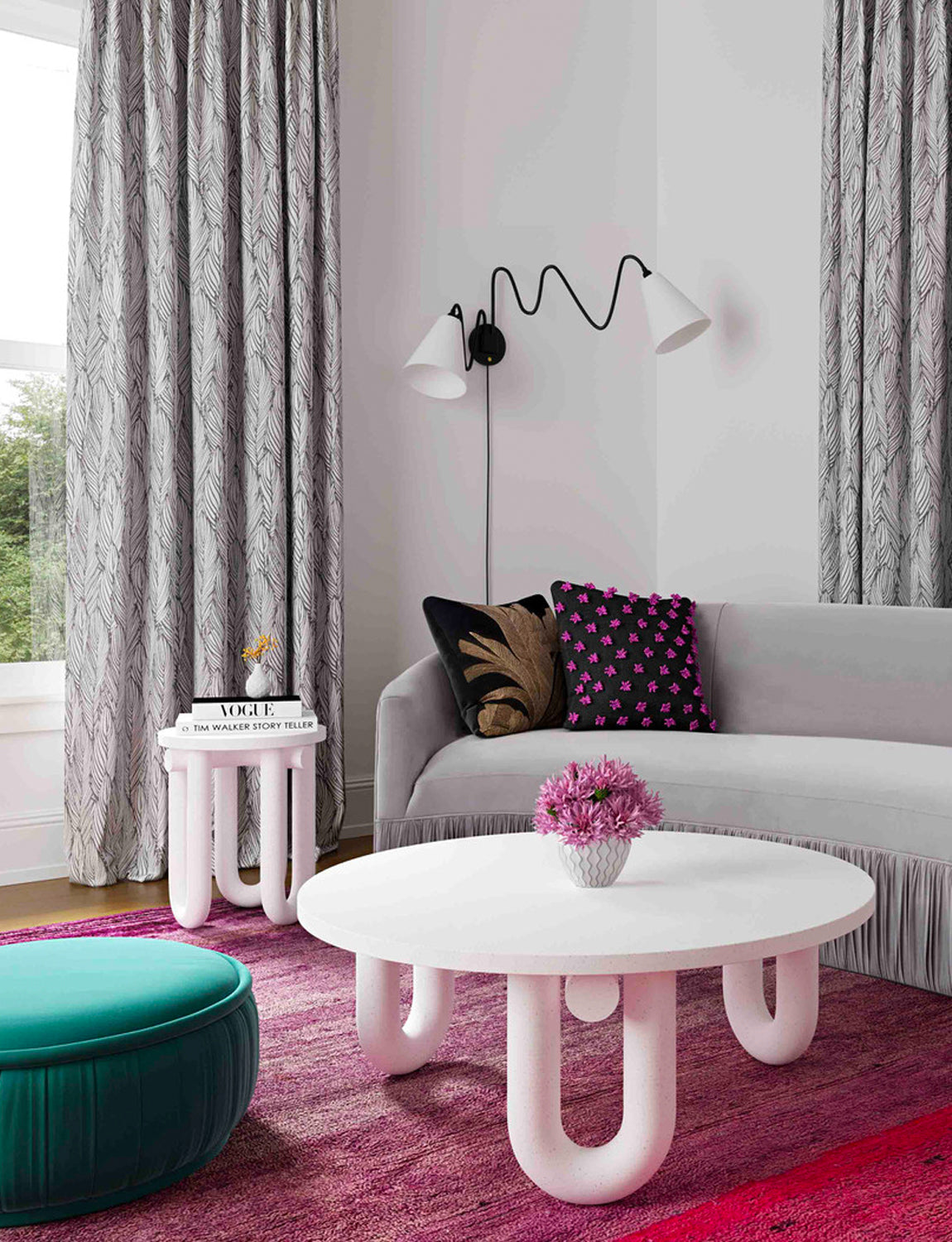 Dila Concrete Side Table