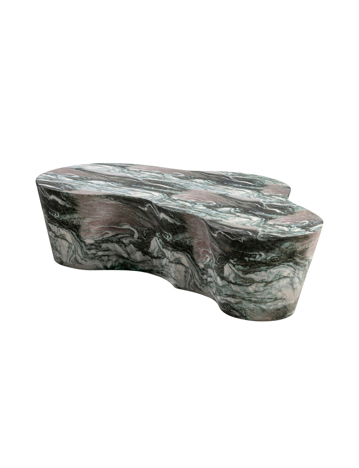 Arizona Grey/Blush Faux Marble Coffee Table