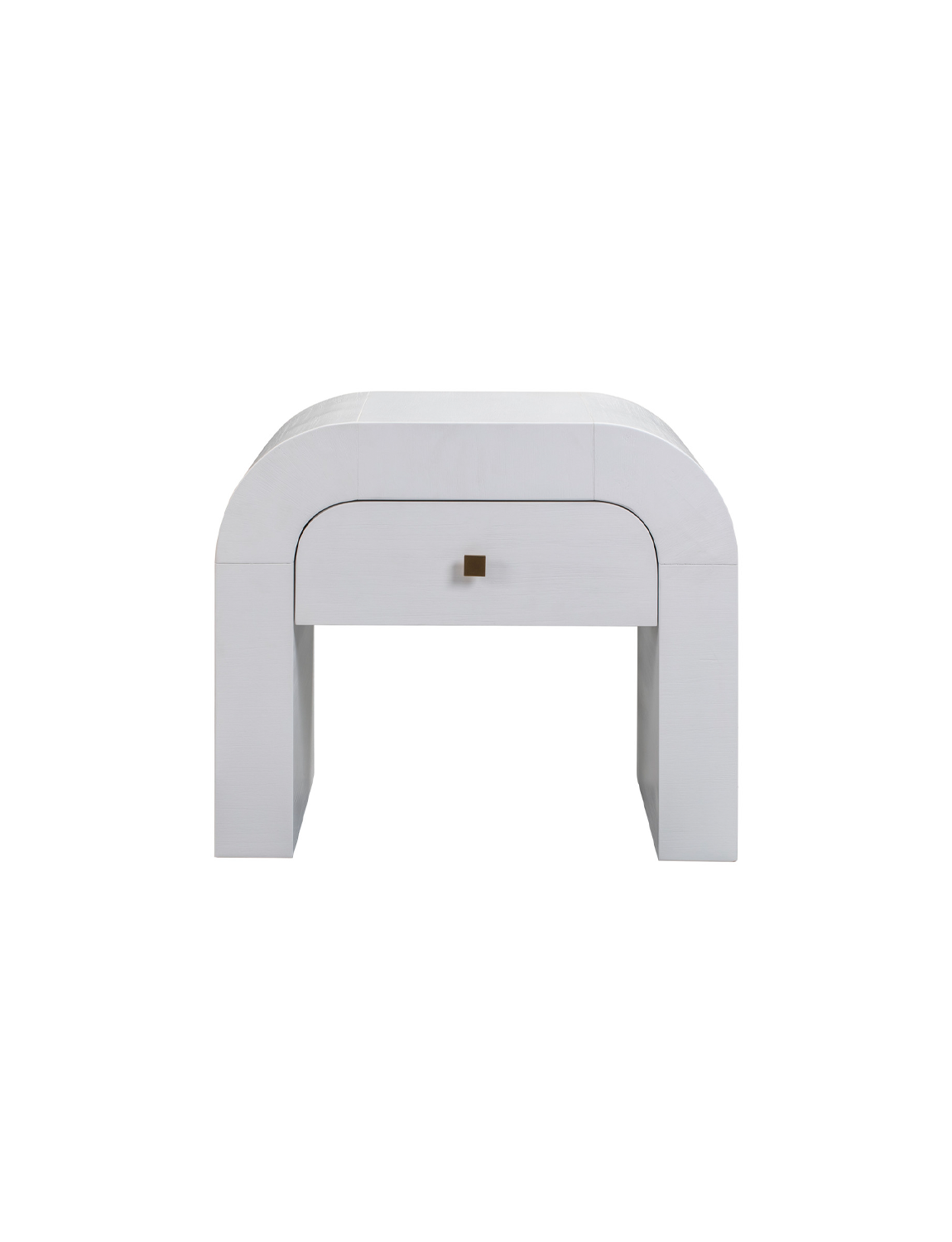 Hump white deals console table