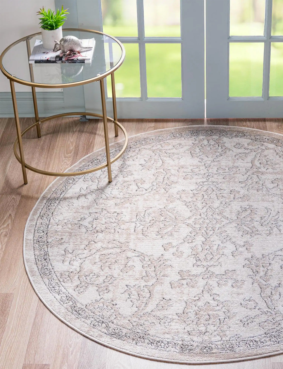 Classica Ivory Round Rug