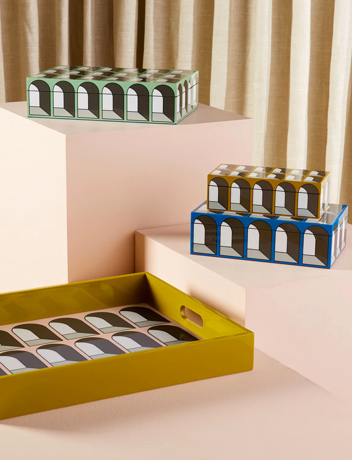 Small Arcade Lacquer Box