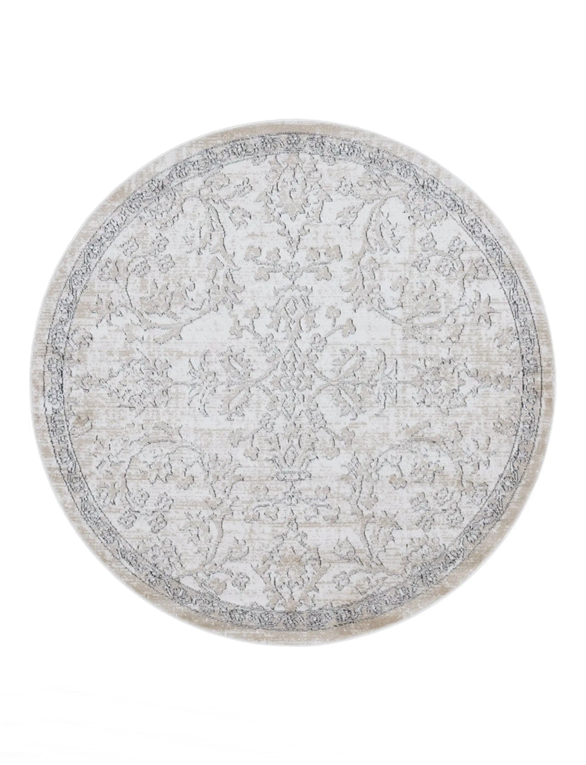 Classica Ivory Round Rug
