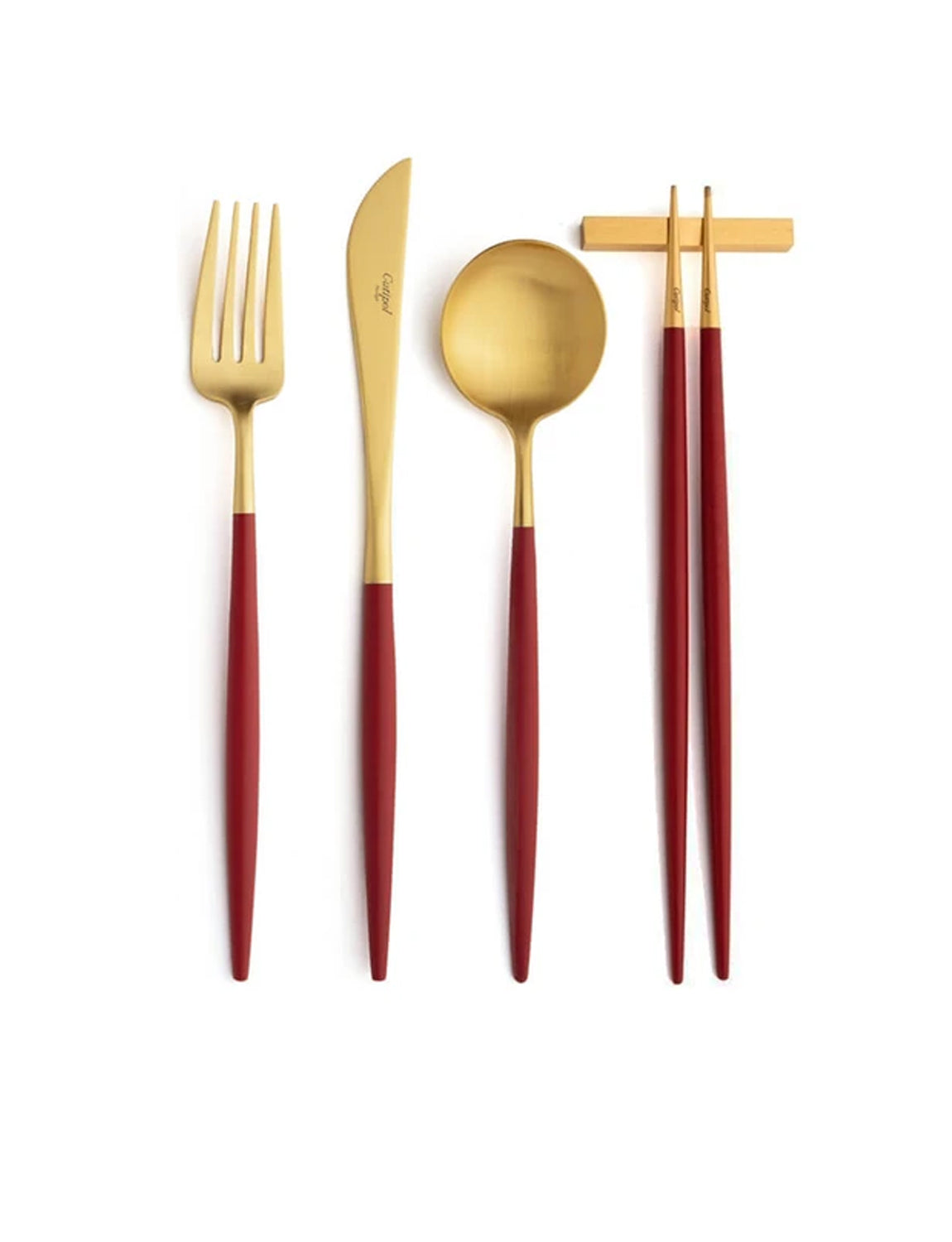 Cutipol Goa Flatware, red/gold