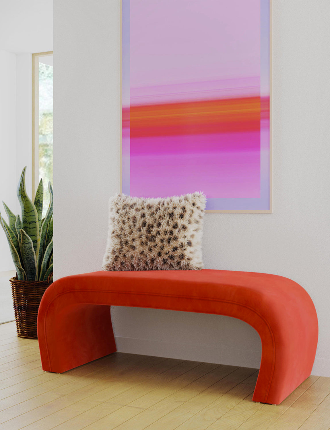Rita Velvet Bench