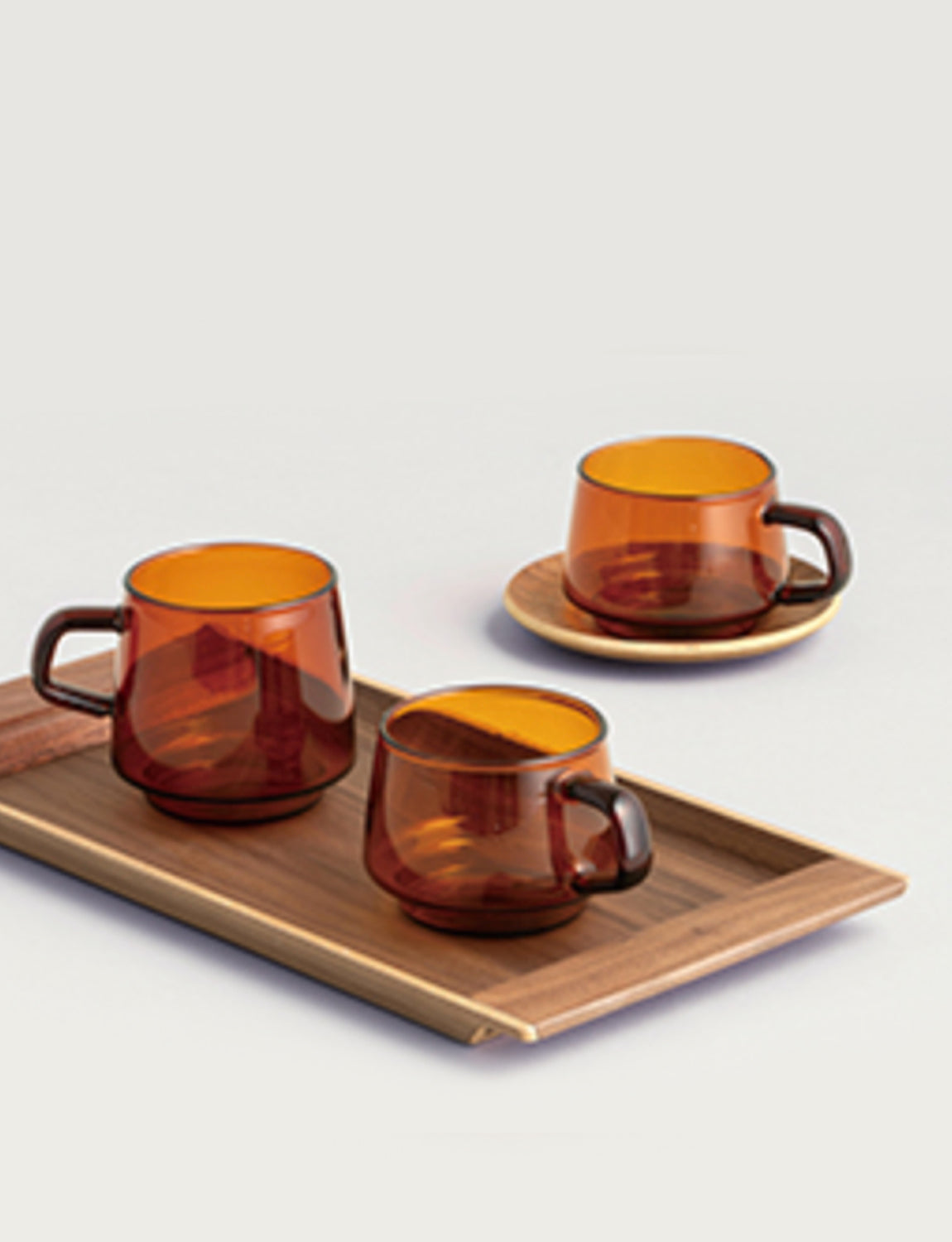Kinto Sepia Cup & Saucer 270ml / 9oz