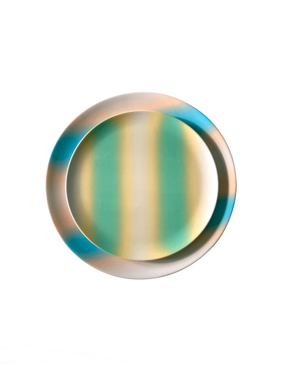 Xenia Taler Soft Stripe Green Side Plate 8"