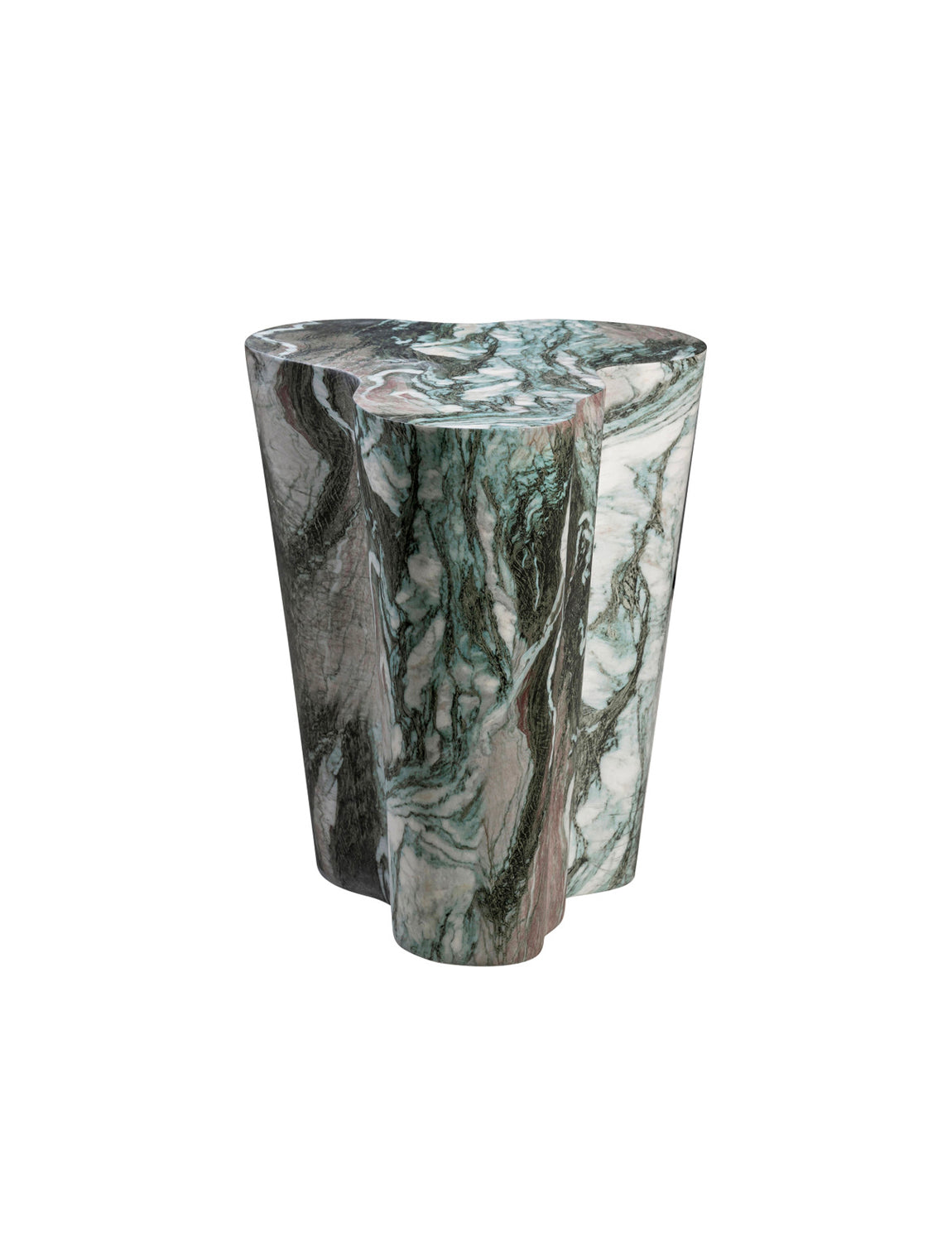 Arizona Grey/Blush Faux Marble Side Table