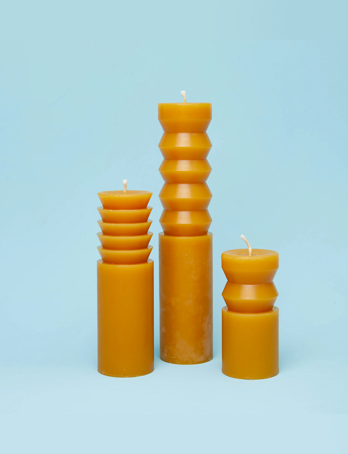 Areaware Totem Candles, terracotta