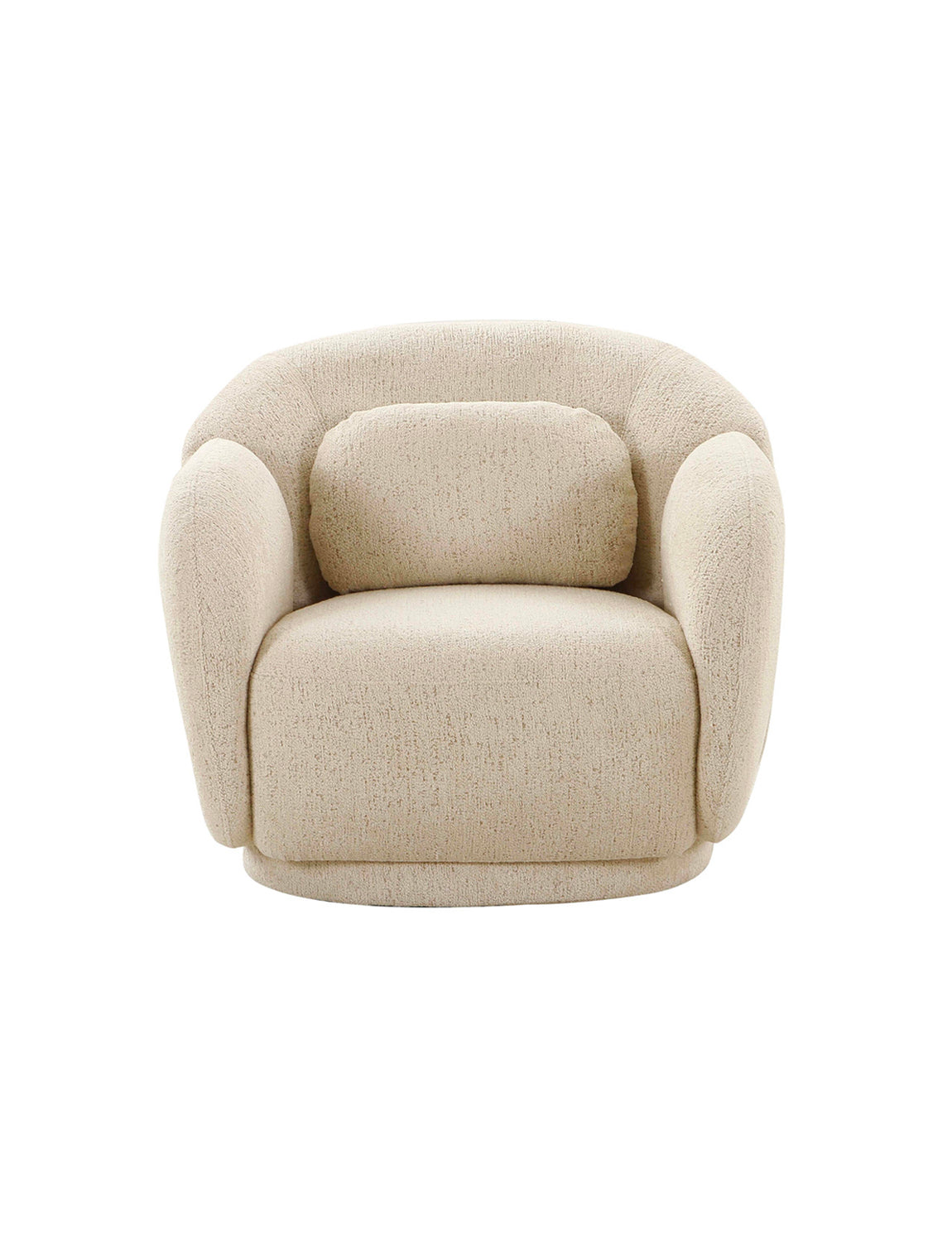Zion Cream Boucle Accent Chair