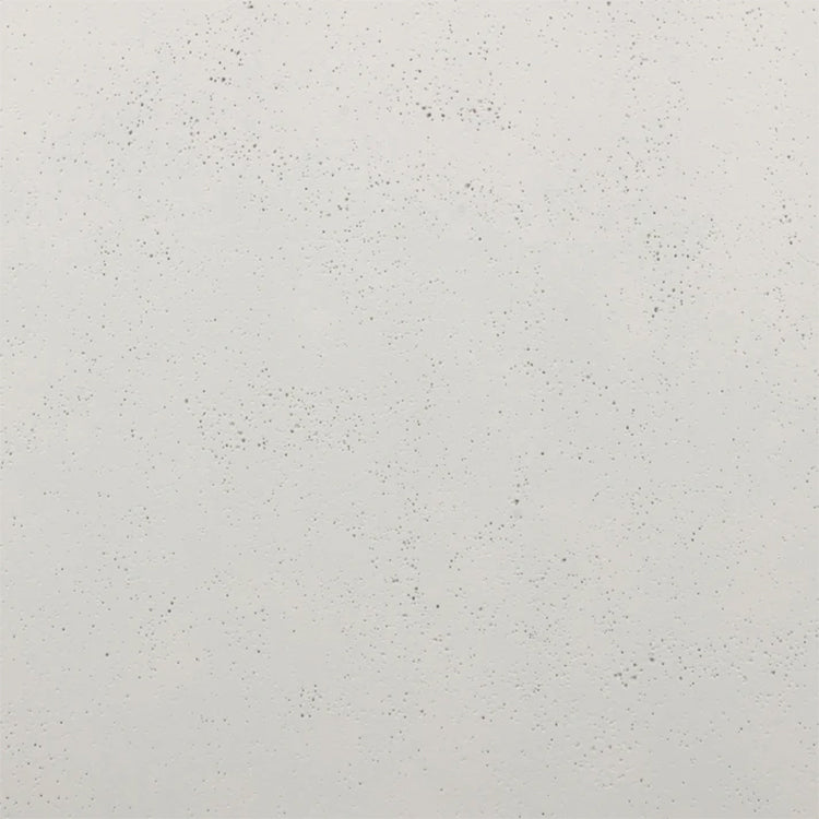 Serrie Concrete Rounded Coffee Table, ivory