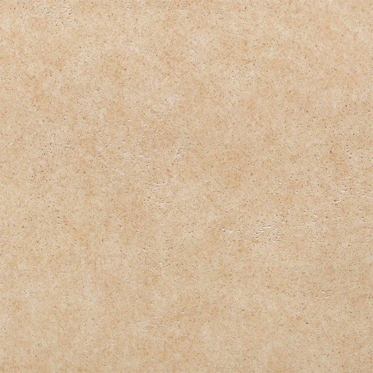 Serrie Concrete Rounded Coffee Table, travertine