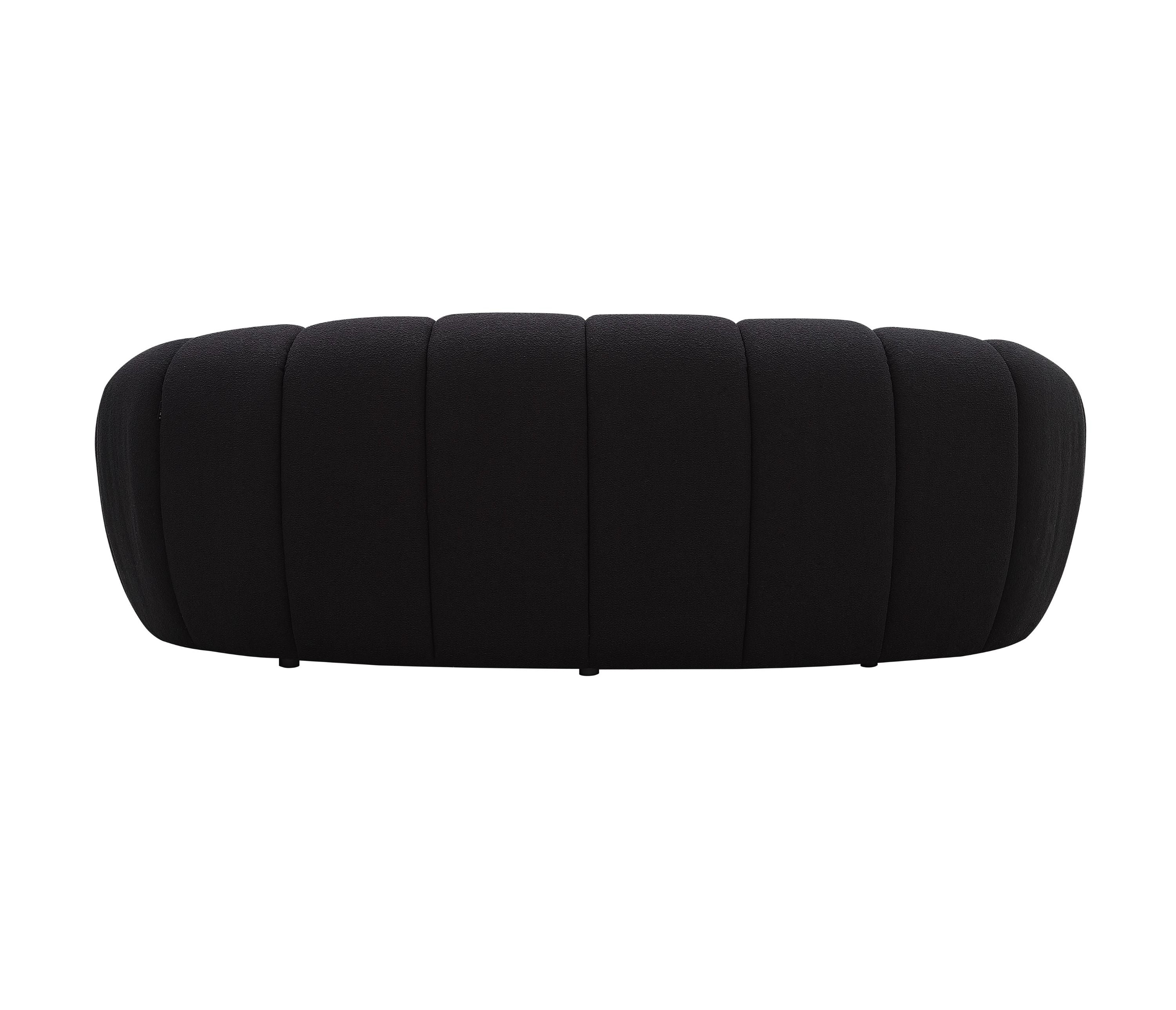 Veridian 86"Sofa, black