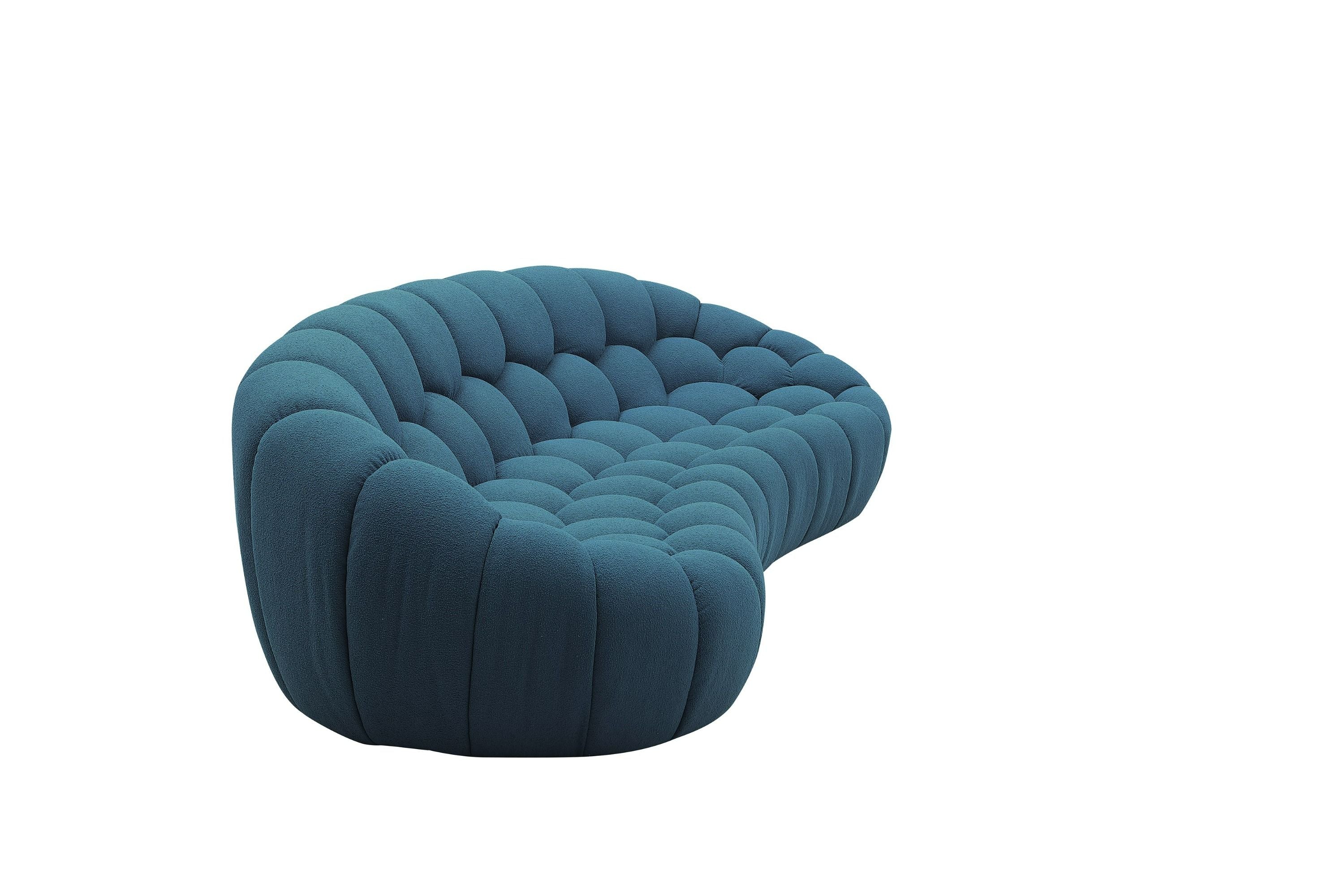 Veridian 104"Sofa, Blue