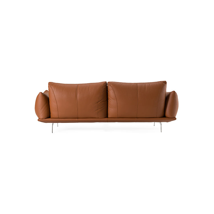 Lopez Leather Sofa, Cognac