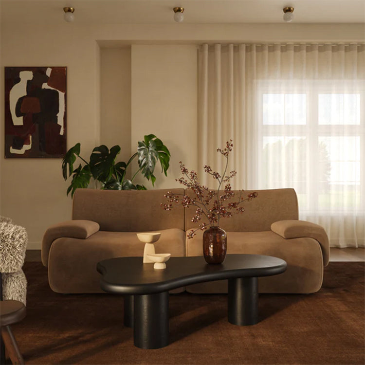 Modu Performance Velvet Modular Corner Chair