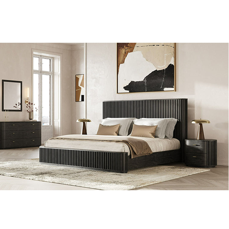 Acacia Black King Bed