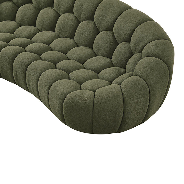 Veridian 104"Sofa, green