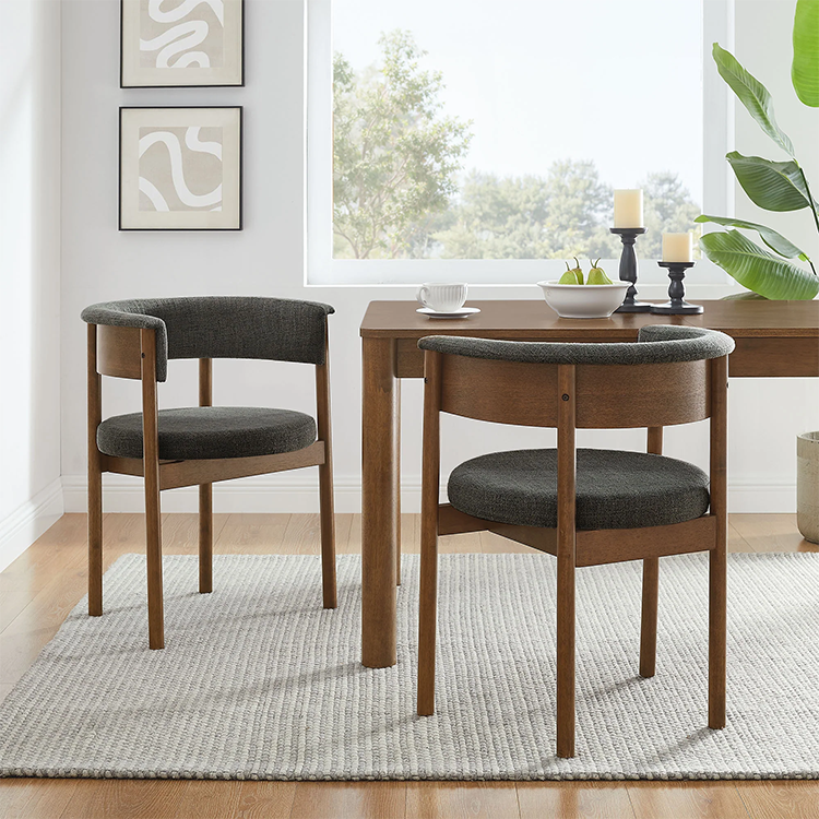 Cello Dining Chairs set of 2, Black