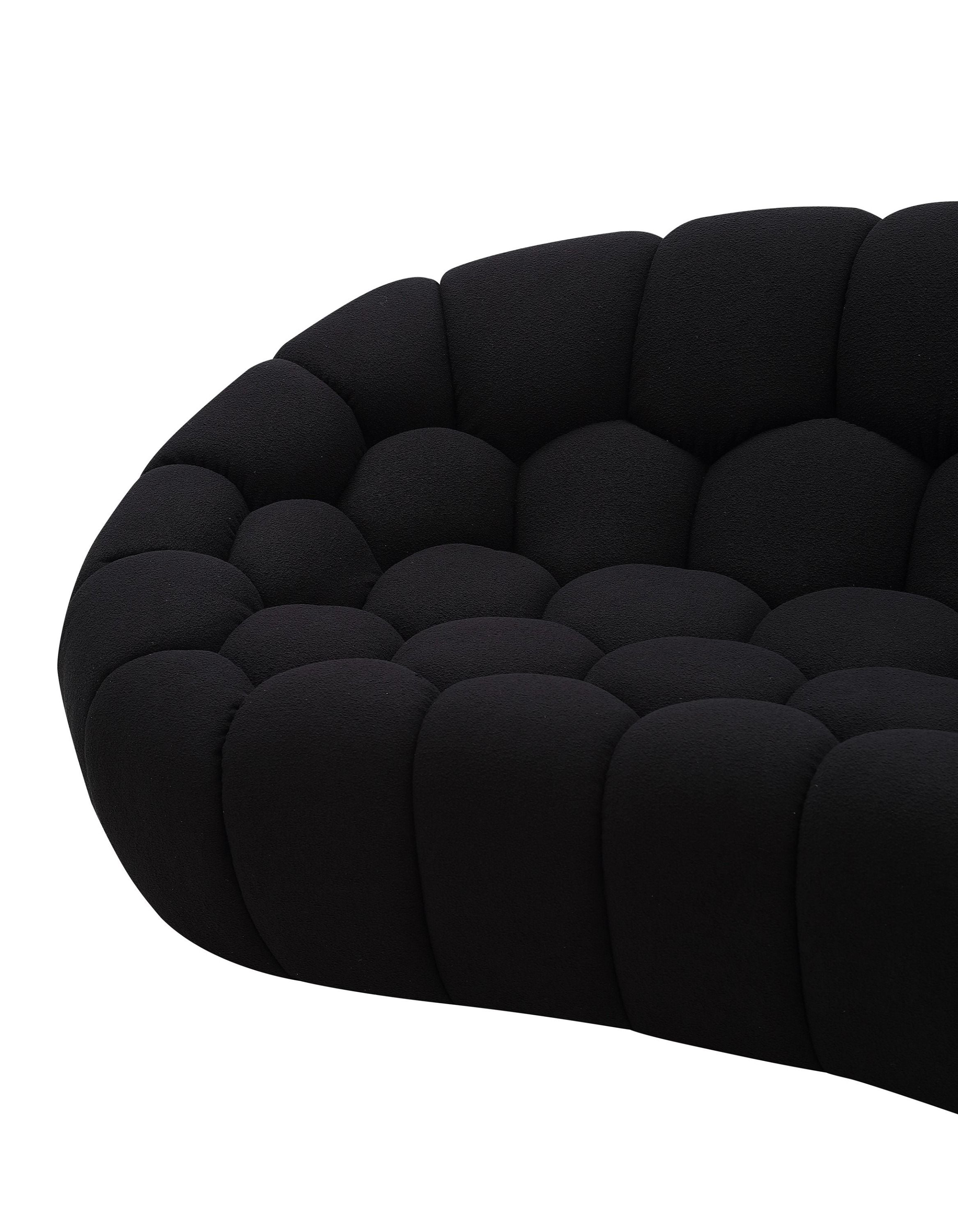 Veridian 86"Sofa, black