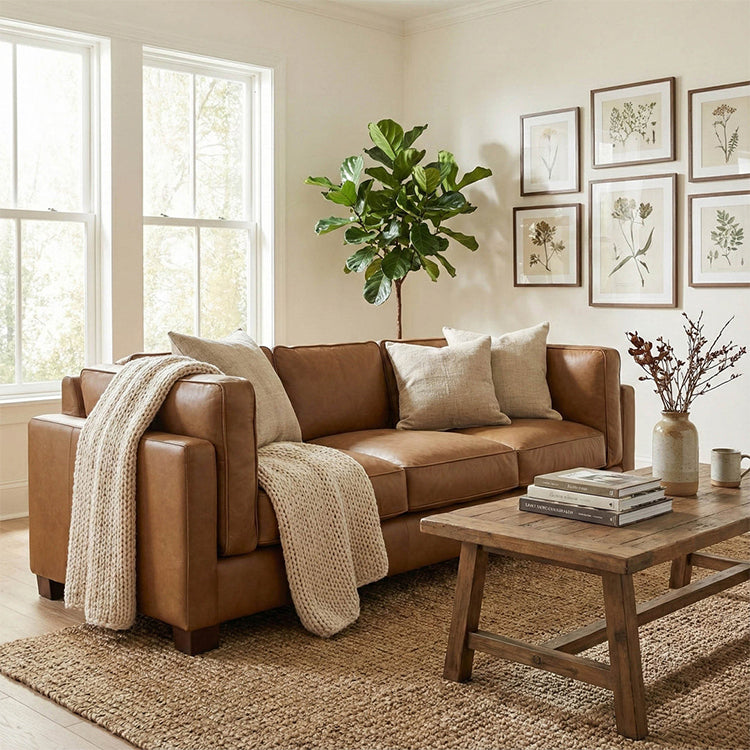 Denny Sofa, sienna