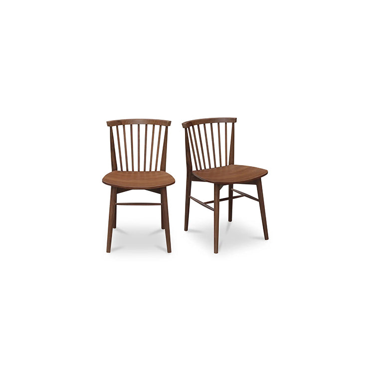 Walnut March Dining Chair, Set of 2