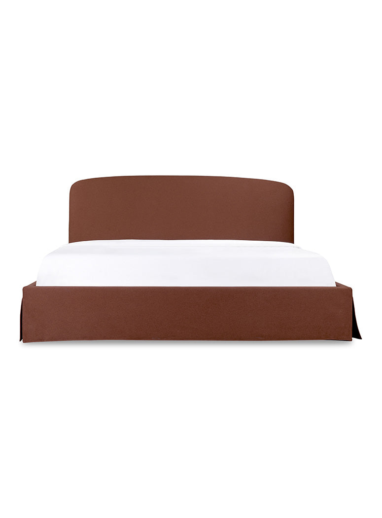 Snooze Queen Storage Bed,rust