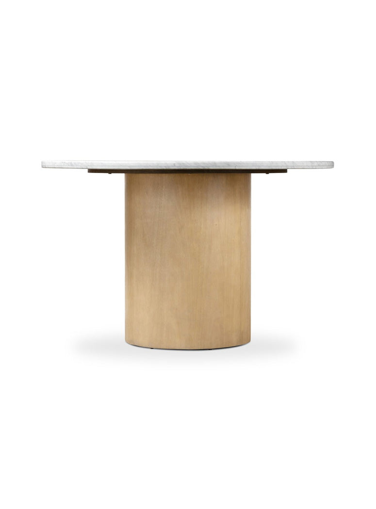 Four Hands Pilo Dining Table,White Marble