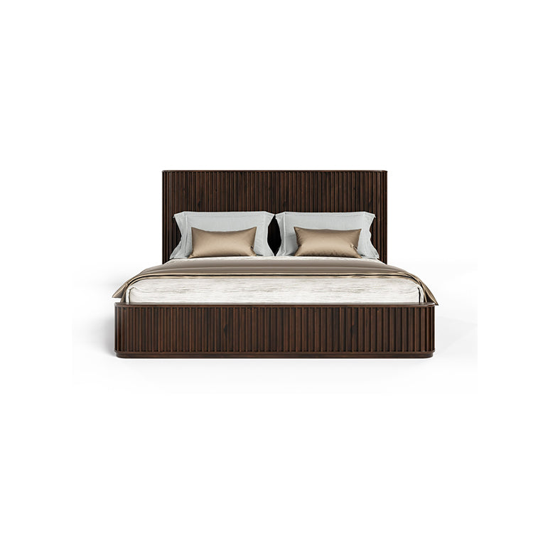 Acacia Walnut King Bed