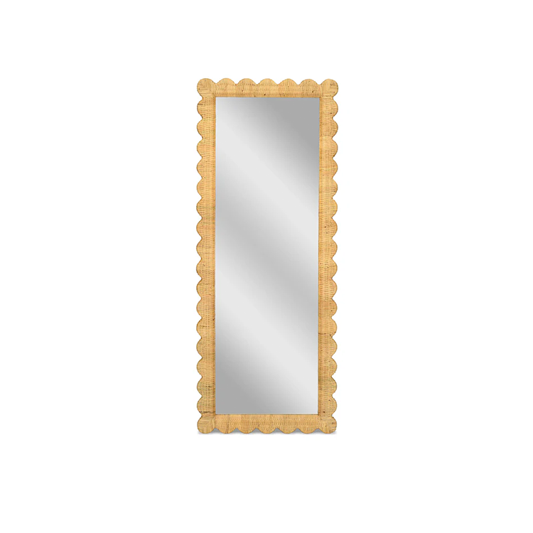 Baha Long Natural Rattan Wall Mirror