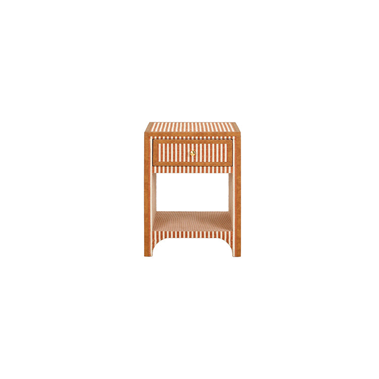 Kona 18" Nightstand, Terracotta