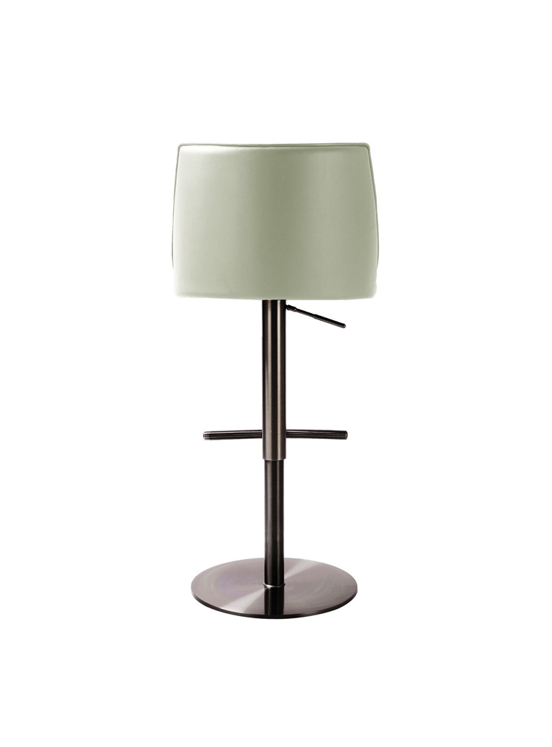 Gizmo Leater on Adjustable Stool,light grey