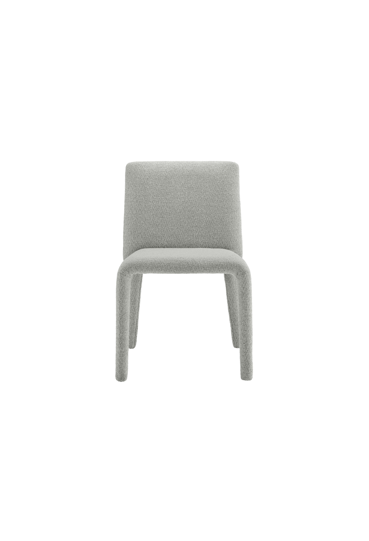 Noviara Fabric Dining Chair,Dove Gray