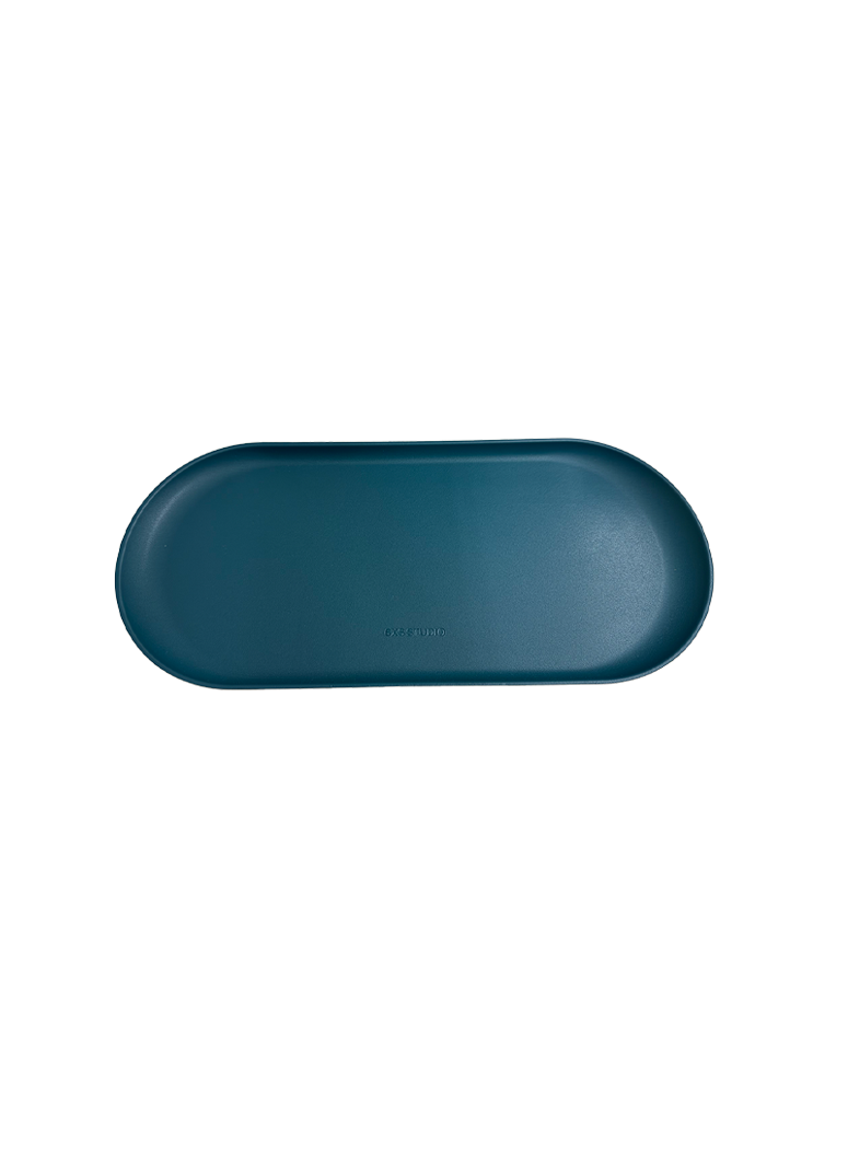 6XS Studio Round Tray (L), Deep Green