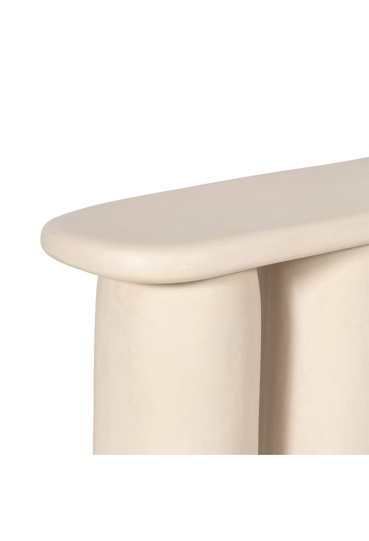 Temara Cream Console Table