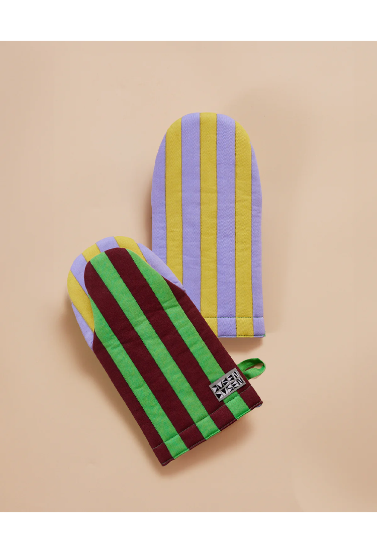 Dusen Dusen Striped Oven Mitt,Jalapeno